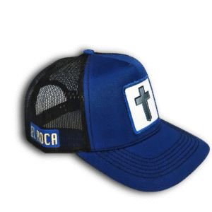 Gorra azul Cruz 5 paneles