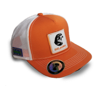 Gorra Naranja Blanco Selkirk 5 paneles