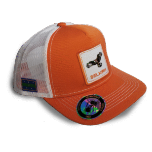 Gorra Naranja con blanco Selkirk 5 paneles